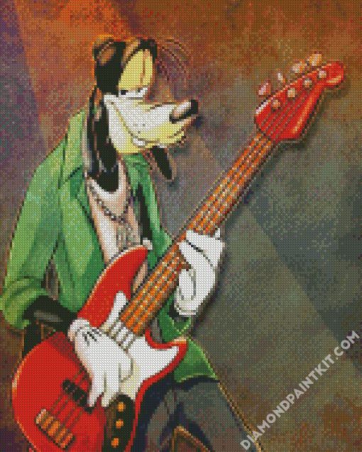 Goofy The Rock Star diamond painting