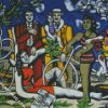 Leger Leisures On Red Bottom diamond painting