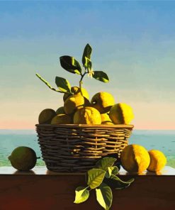 Lemons Basket diamond painting