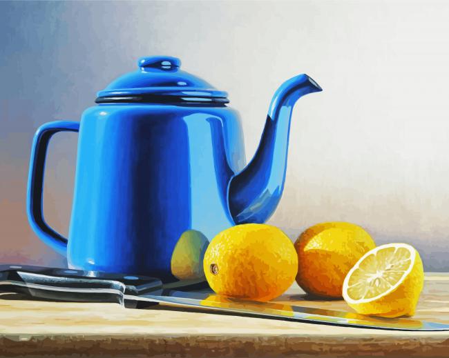 Lemons Still Life diamond painting