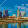 Milwaukee City diamond painting