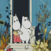 Moomins Characters diamond painting