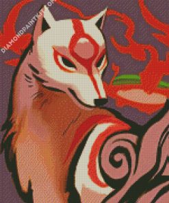 Okami Dog diamond painting