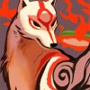 Okami Dog diamond painting