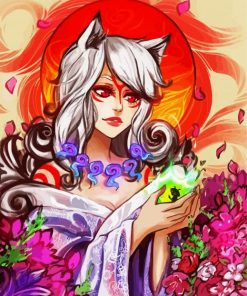 Okami Lady diamond painting