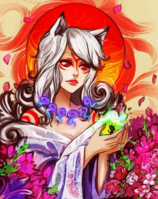 Okami Lady diamond painting