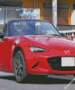 Red Mx5 diamond painting