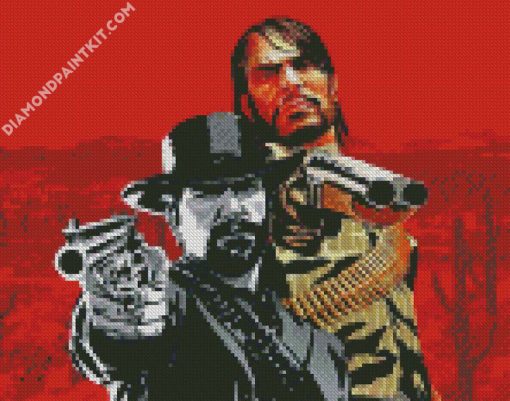 Red Dead Redemption diamond painting