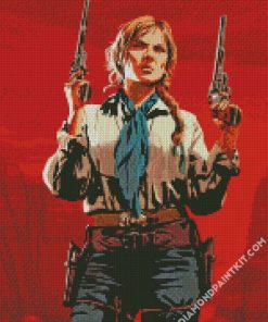 Red Dead Redemption Sadie Adler diamond painting