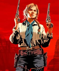 Red Dead Redemption Sadie Adler diamond painting