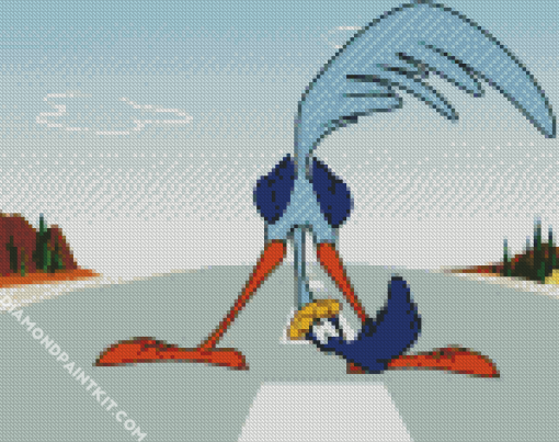 Roadrunner Cartoon diamond painting