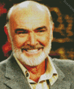 Sean Connery Smiling diamond painting