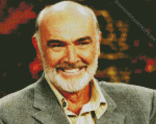 Sean Connery Smiling diamond painting