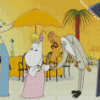 Snork Moomins On The Riviera diamond painting