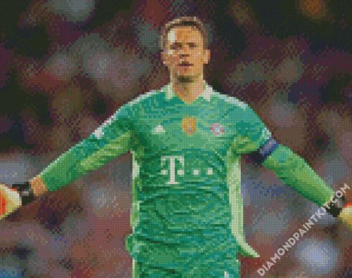 The Footballer Manuel Neuer diamond painting