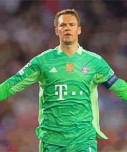 The Footballer Manuel Neuer diamond painting