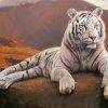 White Tiger diamond painting