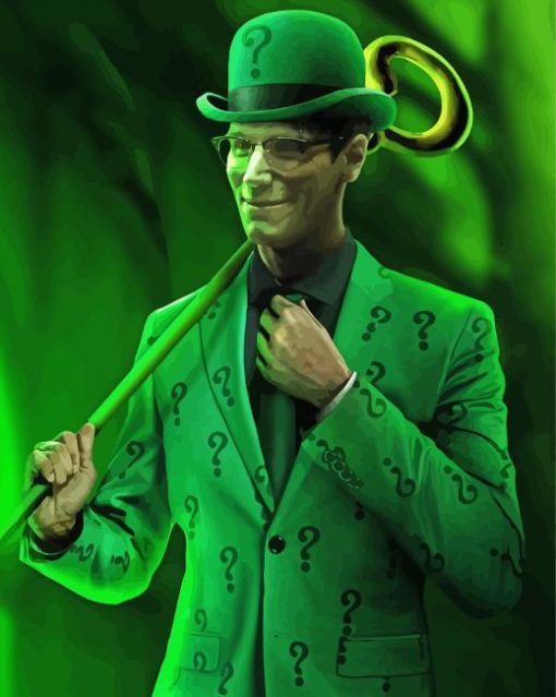 William Gray Gotham Riddler Square diamond painting