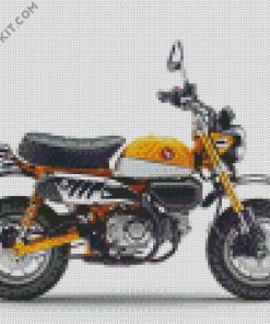 Yellow Monkey Bike diamond painting