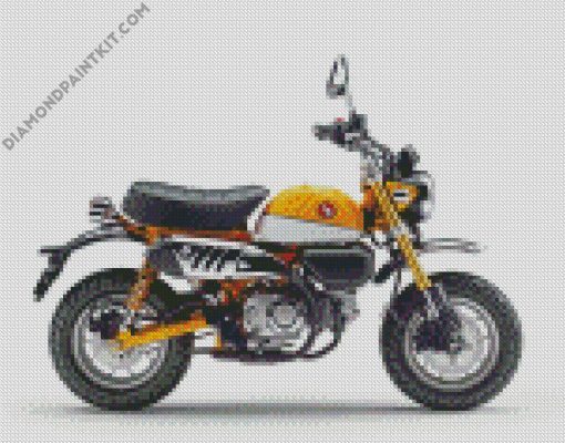 Yellow Monkey Bike diamond painting