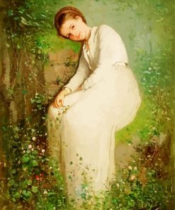 A Flower Among The Flowers Grigorescu Diamond Paintings