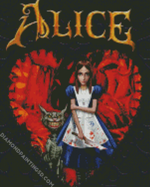 American Mcgee Alice Illustration Diamond Paintings