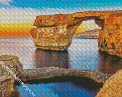 Azure Window Gozo Diamond Paintings