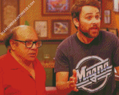 Charlie Kelly And Frank Reynolds IASIP Diamond Paintings