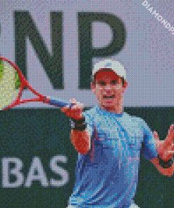 Evan Furness Tennis Player Diamond Paintings