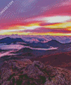 Haleakala Sunset Diamond Paintings