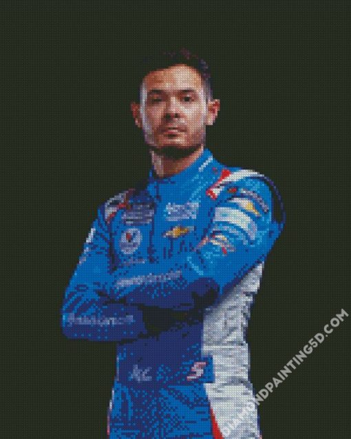 Kyle Larson Racer Diamond Paintings