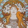 Sarah Bernhardt Alphonse Mucha Diamond Paintings