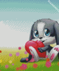 Adorable Bunny Diamond Painting