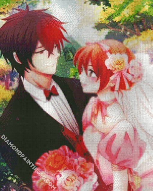 Aesthetic Anime Wedding Diamond Paintings