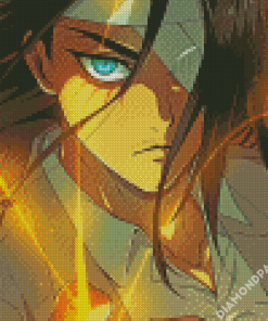 Aesthetic Eren Yeager Anime Diamond Paintings