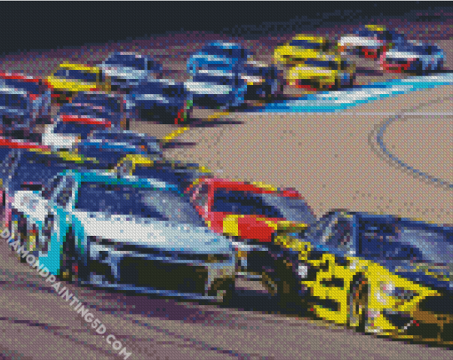 Aesthetic Nascar Racing Diamond Paintings