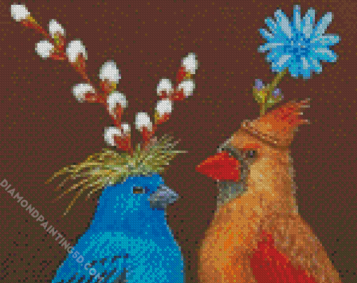 Aesthetic Birds Diamond Paintings