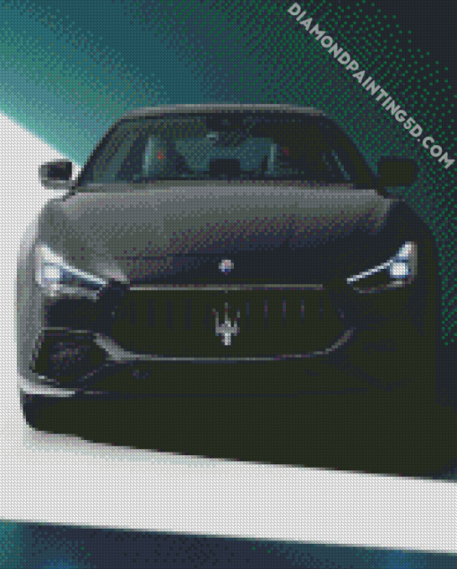 Black Maserati Diamond Paintings