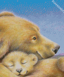 Brown Bears Diamond Paintings