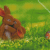 Brown Bunnies Diamond Paintings