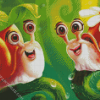 Couple Snails Diamond Paintings