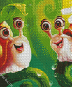 Couple Snails Diamond Paintings