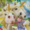 Crazy Unicorns Diamond Paintings