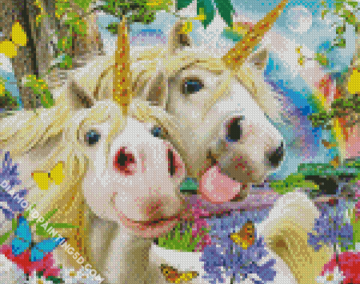 Crazy Unicorns Diamond Paintings