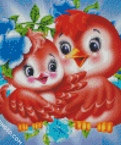 Cute Birds Diamond Paintings