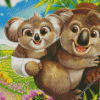 Cute Koalas Diamond Paintings