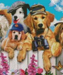 Cute Puppies Diamond Paintings