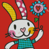 Cute Rabbit Diamond Paintings