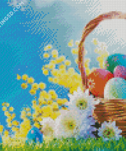 Easter Colorful Eggs Diamond Paintings