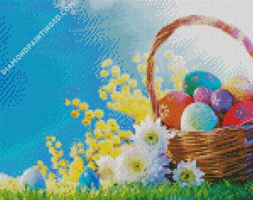 Easter Colorful Eggs Diamond Paintings